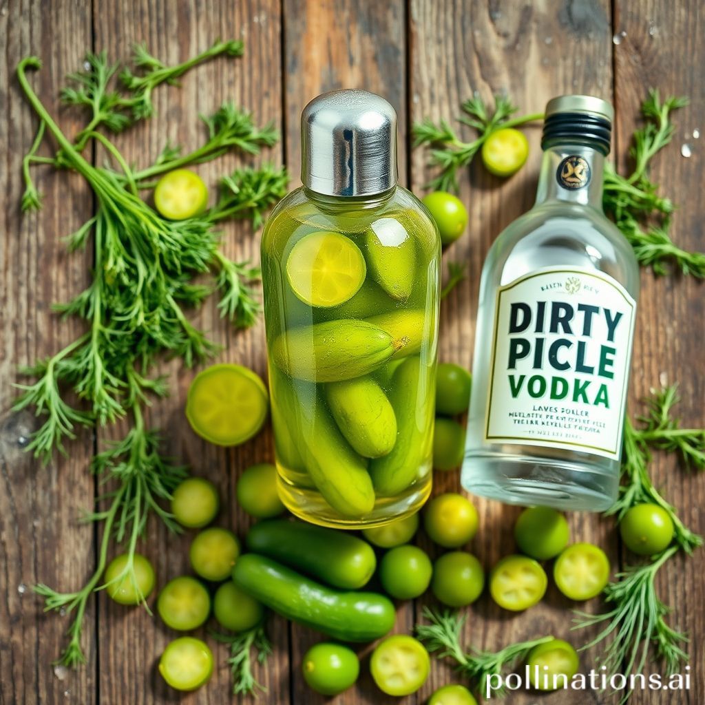 The Wildly Delicious Story of Dirty Dill Pickle Vodka