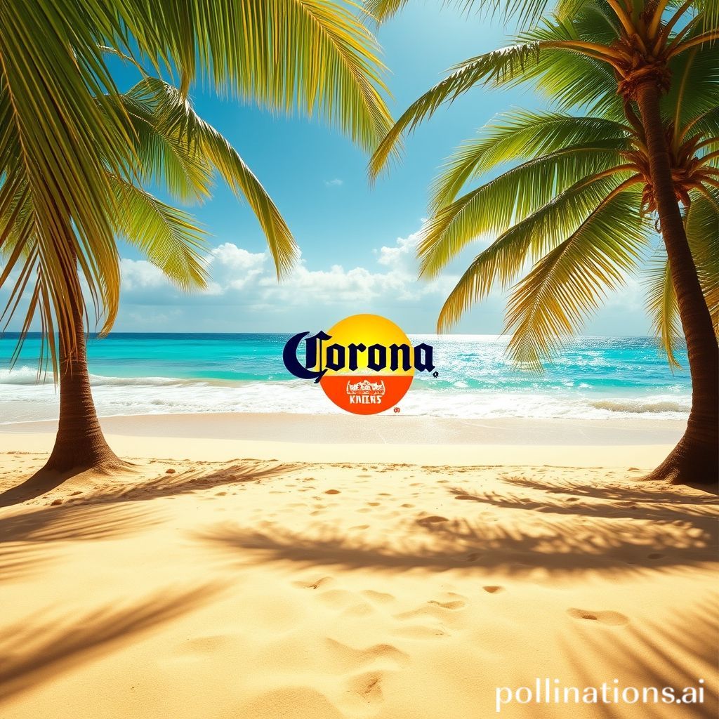 Did You Ever Notice the Beach in the Corona Logo? I Just Did!